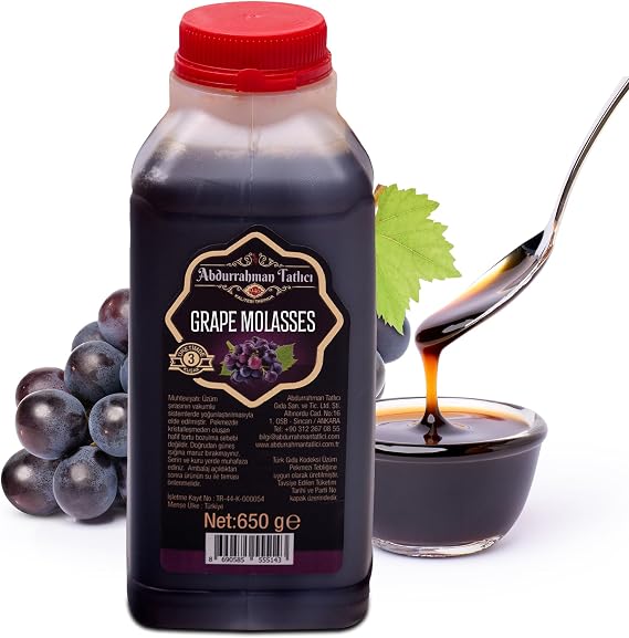 Abdurrahman Tatlıcı Üzüm Pekmezi Plastik Bidon 650g