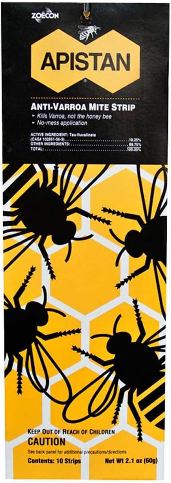 Mann Lake DC665 10-Pack Apistan Strips
