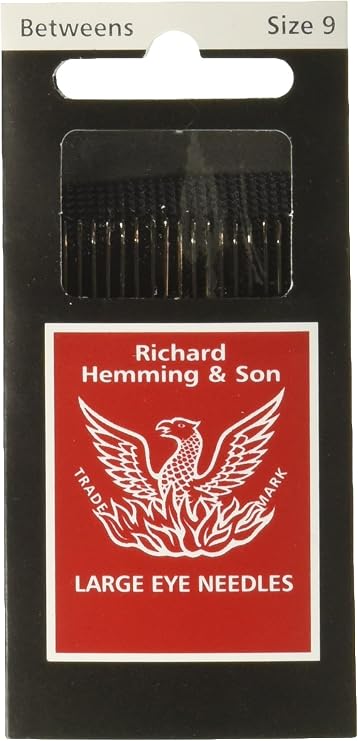 Colonial Needle 20 Count Richard Hemming Between Quilting Needles, Size 9