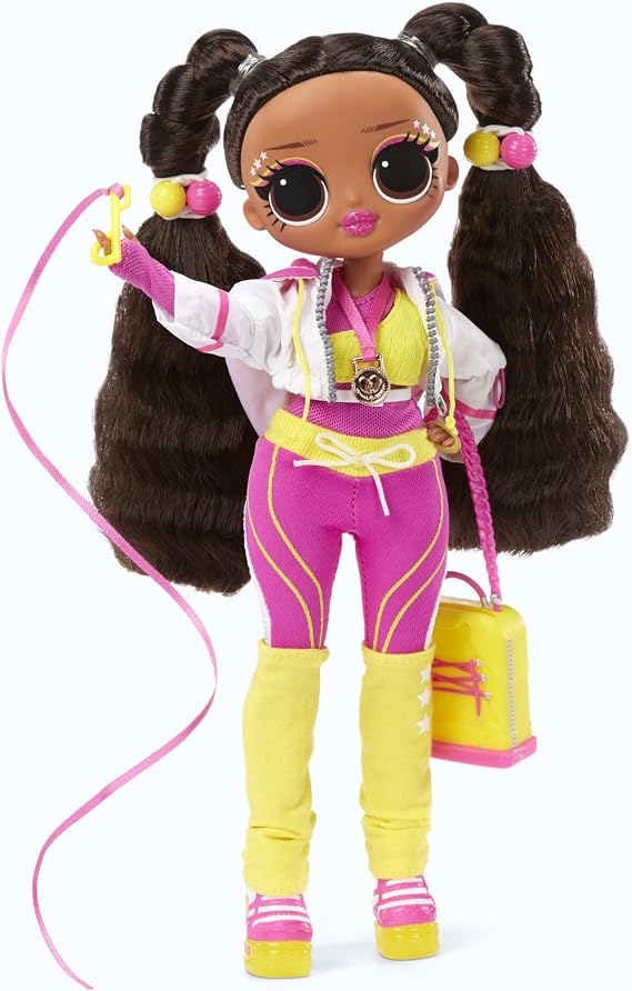 L.O.L. Surprise! OMG Sports Vault Queen Artistic Gymnastics Fashion Doll with 20 Surprises Including Sparkly Accessories & Reusable Playset, Posable - Gift for Kids, Toys for Girls Boys Ages 4 5 6 7+