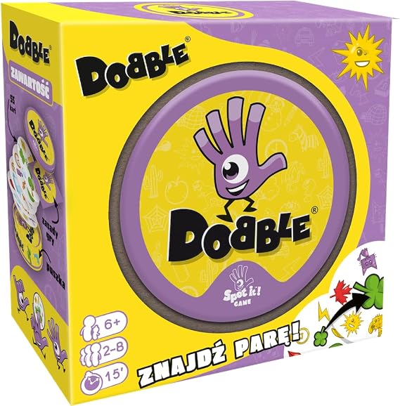 Rebel | Dobble (New Polish Edition) | Family Game | For Kids and Adults | Party | Age 6+