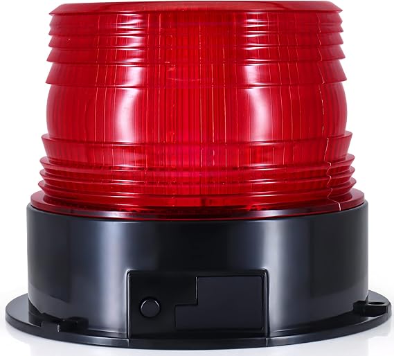 AnTom Magnetic Wireless Strobe Light Red Warning Beacon Light for Trucks