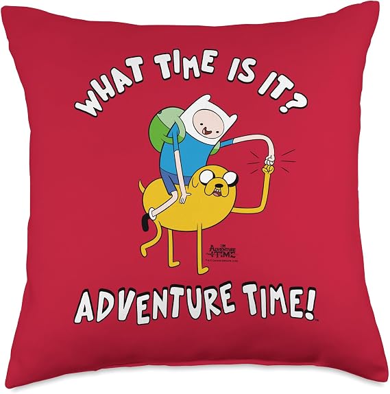 Adventure Time Ride Bump Throw Pillow