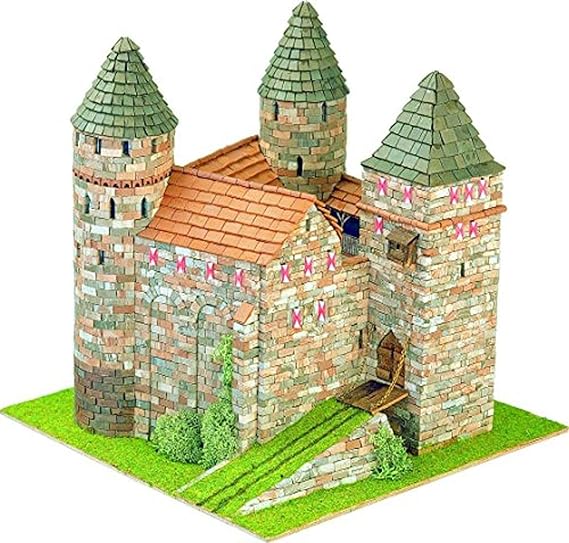 Domus Kits Domus Kits40905 Scale 1:87 "Medieval Burgen 5 Stolzeneck Castles Model (3702-Piece)