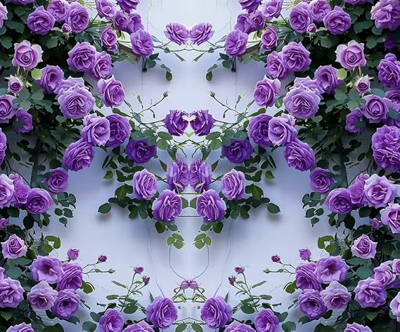 100pcs Purple Climbing Rose Rosa Seeds Bush Vine Climber Fragrant Butterfly