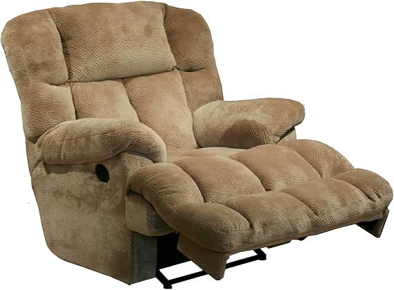 Catnapper Cloud 12 Power Chaise Recliner - Camel