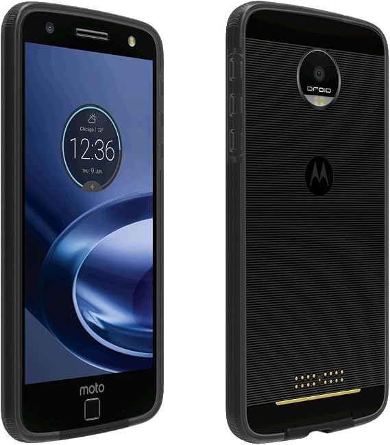 Verizon OEM Two-Tone Bumper for Motorola Moto Z Force - Black / Grey
