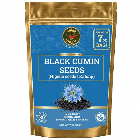 Spice Magic Nigella Seeds, Black Cumin Kalonji, Naan, Pickle & Curry, 7 oz