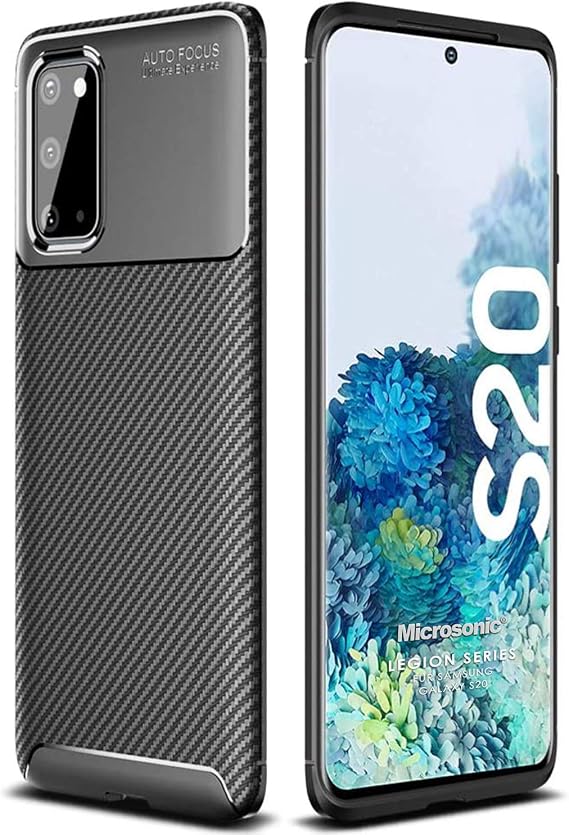 Microsonic Samsung Galaxy S20 için Kılıf Legion Series Siyah [Galaxy S20 ile Uyumlu Kılıf - Siyah]