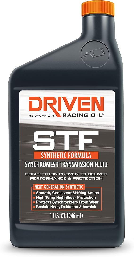 Driven Racing Oil Synchromesh Transmission Fluid 1 Quart Bottle