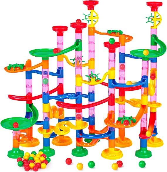 LovesTown Marble Run, 133 PCS Marble Maze Game