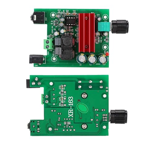 TPA3116 Digital Amplifier Board, 8-25VDC 100W Mono Subwoofer Amplifier Module with 5.5mm Power Interface 50W (Left Channel) + 50W