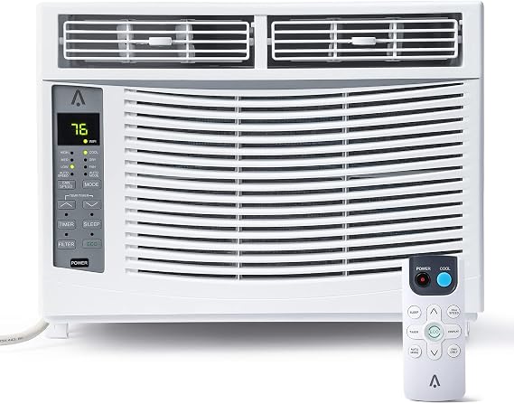 Towallmark 6000-BTU Window Air Conditioner Up to 250 Sqf