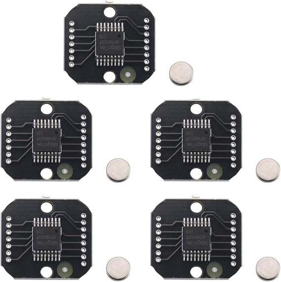 5X MT6835 Magnetic Encoder Module PWM/SPI Brushless Motor 21BIT Encoder Can Replace AS5048