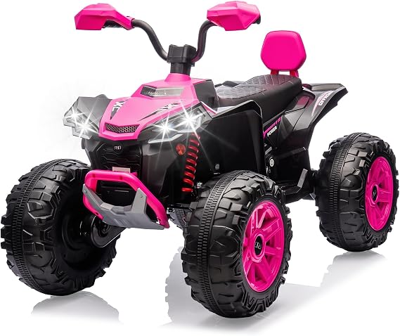 24V 2 Seater Kids Electric ATV, Off-Road Ride On Quad Vehicle