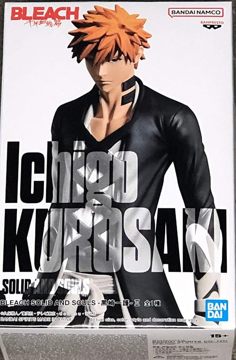 Banpresto - Bleach - Ichigo Kurosaki II, Bandai Spirits Solid and Souls Figure