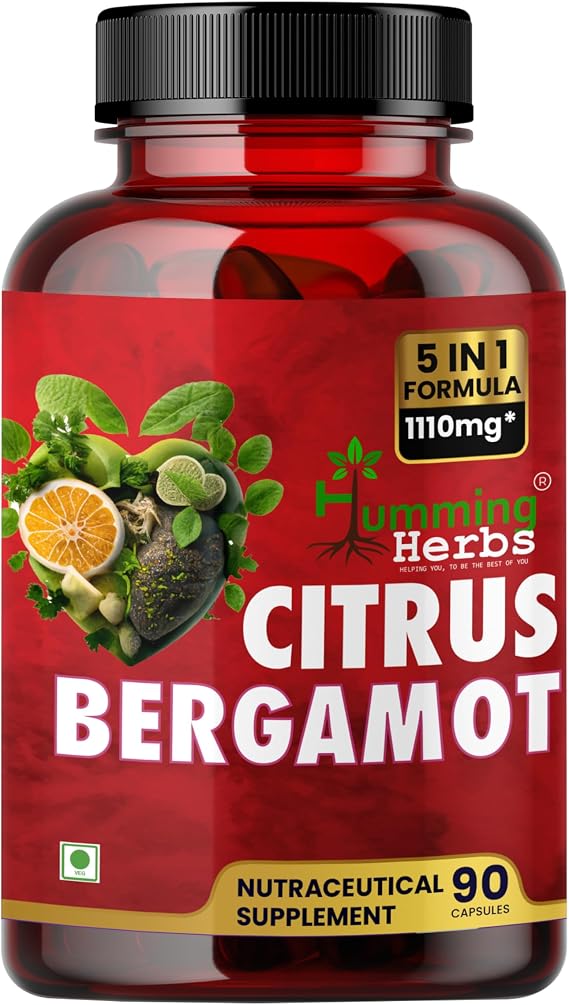 Humming Herbs Citrus Bergamot Supplement 90 Vegan Capsules