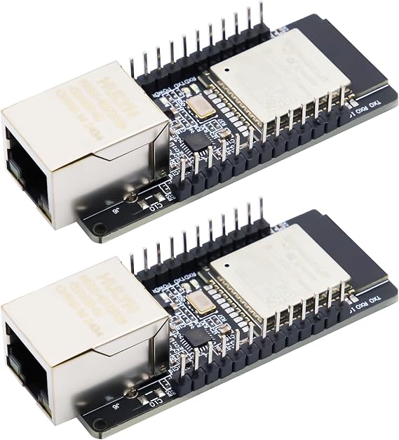 2PCS WT32-ETH01 ESP32 ethernet Embedded Serial Port Network Bluetooth + WiFi Combo Gateway Module
