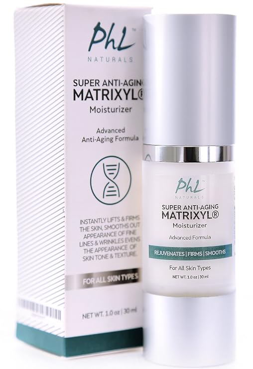 Anti Aging Face Cream with Peptides - Best Moisturizer for Wrinkles, Lifts and Firms Skin, Smooths Wrinkles and Fine Lines for a More Radiant and Younger Looking Complexion - 1 oz (1.0 fl.oz./30 ml)