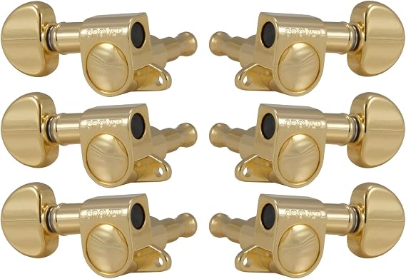 Grover 205G Rotomatic Mini 3 Per Side Machine Heads, Gold