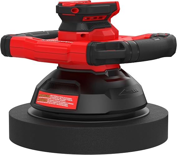 CRAFTSMAN V20 Cordless Buffer Polisher, Orbital Polisher for Car Detailing, 10-inch with Splash Guard, Bare Tool Only (CMCE100B)