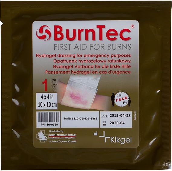 NAR 4" x 4" Burntec Dressing by North American Rescue