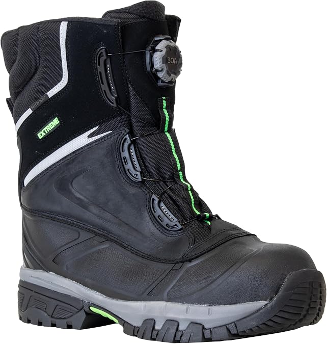 RefrigiWear Extreme Pac Boot - Insulated Cold Weather Work Boot - Waterproof, Slip-Resistant, Composite Toe - Rated to -100F
