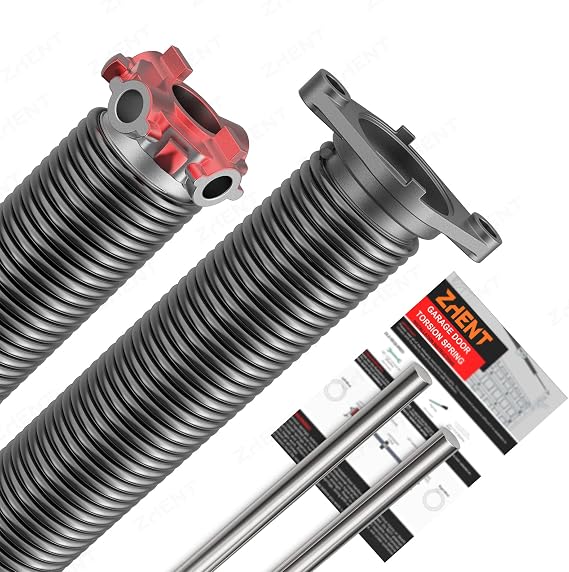 Garage Door Torsion Springs 1.75" Pair, 0.207X1.75"X24",Replacement Kit