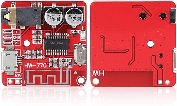 Bluetooth 5.0 Audio Receiver Board | MP3 Lossless Decoder Module for Car & DIY Stereo | WAV APE FLAC Support | 3.5mm Interface | Wireless Music Adapter | Long-Range Transmission