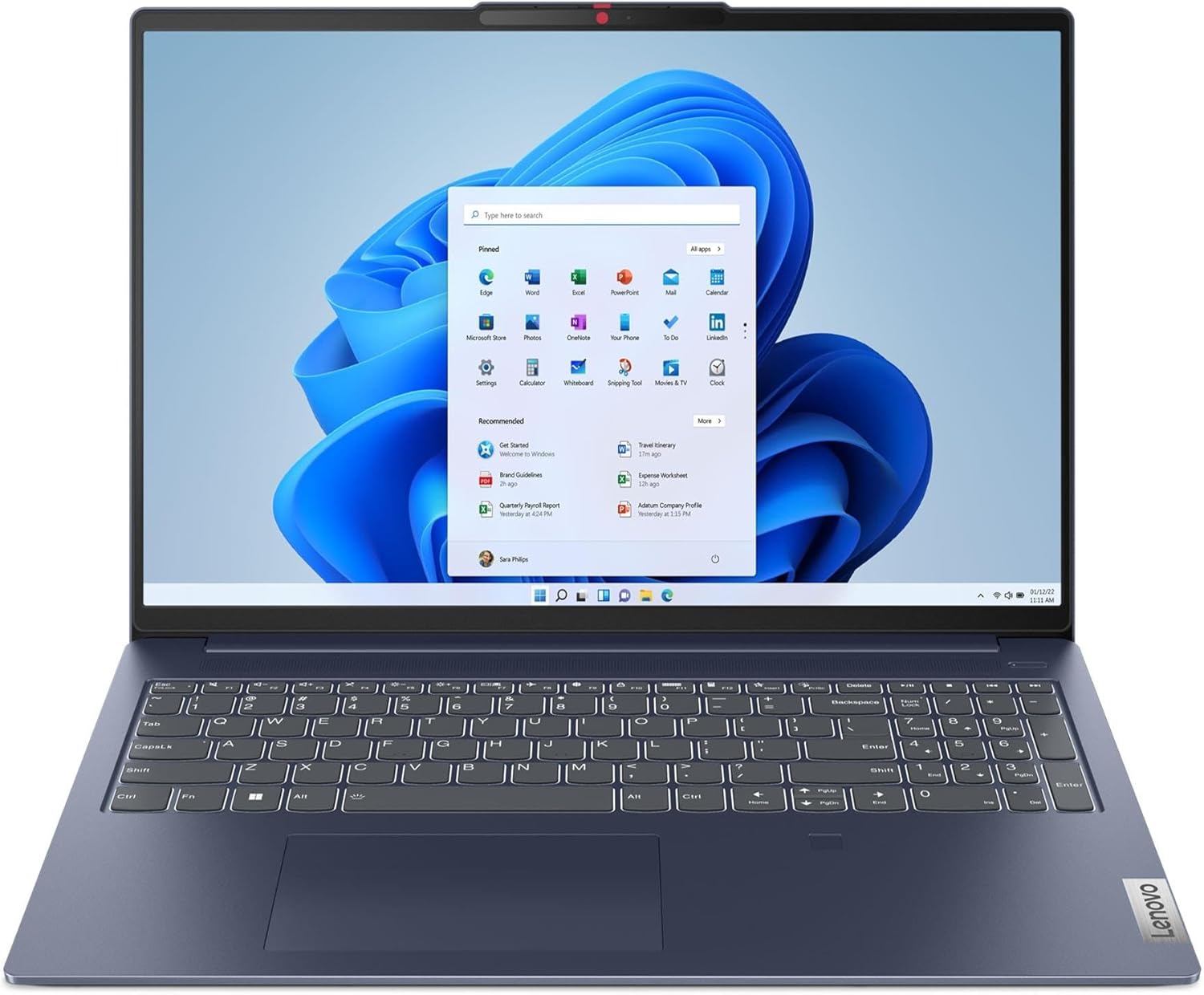 Lenovo IdeaPad Slim 5 Laptop 2024 16” WUXGA 1920 x 1200 Touchscreen, Intel Core 7 150U, 10-core, Intel Graphics, 16GB LPDDR5, 1TB SSD, Backlit Keyboard, FP, Wi-Fi 6, Bluetooth 5.2, Windows 11 Pro