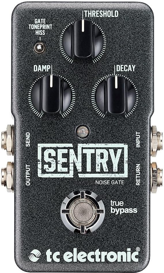 TC Electronic SENTRY NOISE GATE Multiband Noise Gating Pedal with Hard Gate Mode and Integrated TonePrints*
