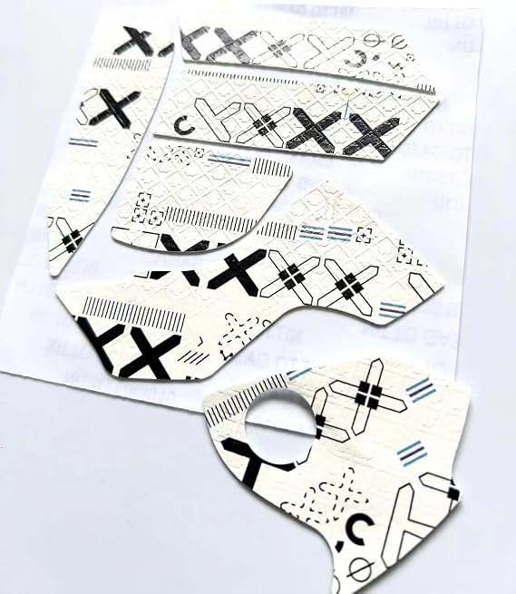 Mouse Anti-Slip Grip Tape Full Skin Cover Compatible with Logitech G502 Wired and Wireless Gaming Mouse (G502 White)