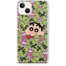 Multitronic iPhone 14 Plus Uyumlu Crayon Shin-Chan Tasarım Baskılı Şeffaf Kılıf