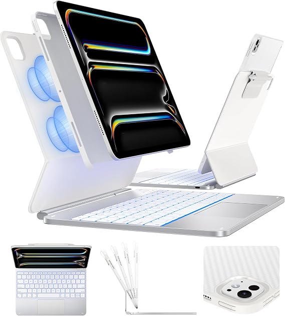 typecase Edge+ Keyboard Case for iPad Pro 13 M5/M4, Portrait & Tablet Modes