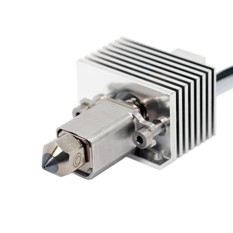 Microswiss FlowTechTM Hotend for Bambu Lab P1P/P1S 3D Printers - Leakproof Nozzle - Cold Nozzle Change - High Flow CHT - Made in USA (FlowTech CM2 CHT - Hardened Tip - High Flow)