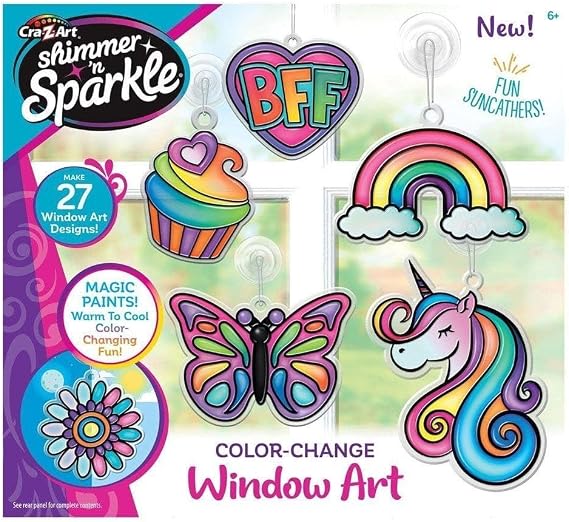Shimmer n Sparkle Color Change Window Art