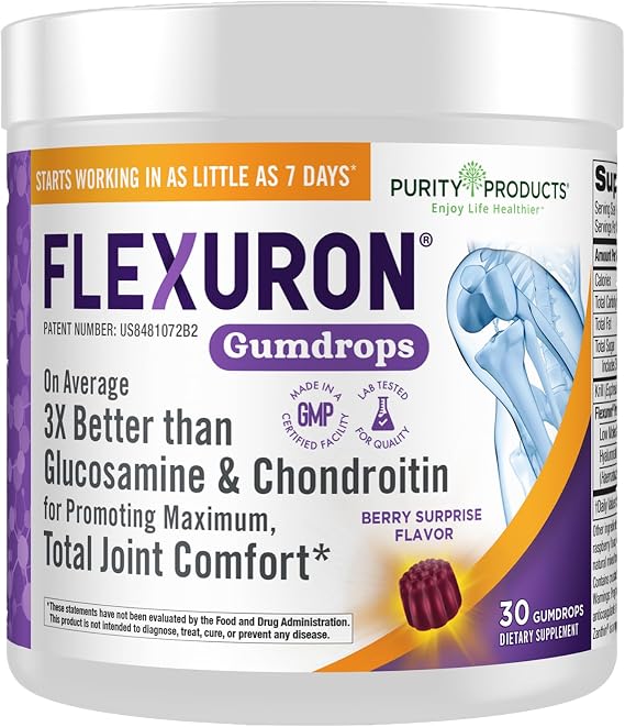Purity Products Flexuron Gummies Joint Formula - Starts Working in 7 Days