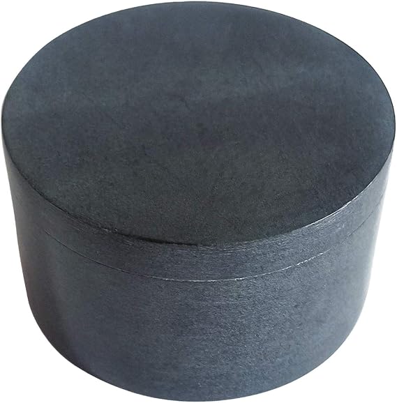 Kaizen Casa Unique Salt and Pepper Box Elegant Stone Salt Box with Lid for Salt, Spice and Herbs Storage (8.89cm x 5.08cm)