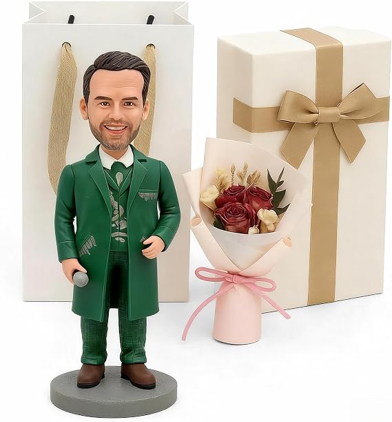 Custom Bobblehead - Personalized Custom Full,Unique Handmade Bobbleheads Figurine,Action Figure Based on Your Photo, Gifts for Christmas Birthday (Preview Available Before finalization)