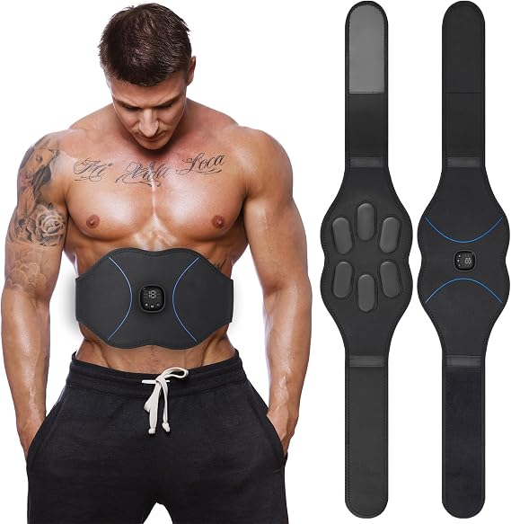 FDA Cleared - Abs Stimulator Muscle Toner (Black Blue)