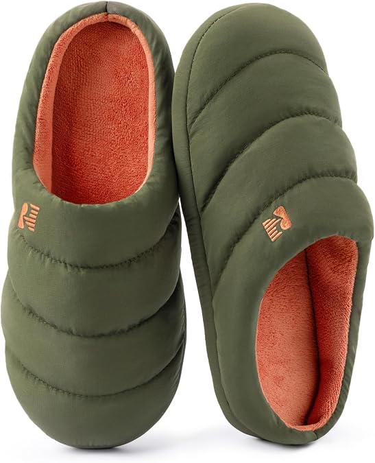 RockDove Campground Men's Memory Foam Feather Slippers