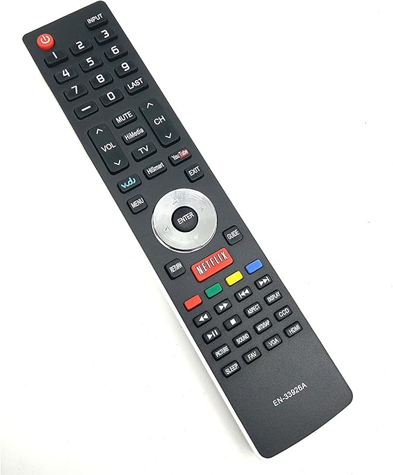 Universal for Hisense-TV-Remote, EN-33926A Remote Compatible with All Hisense 4K LED HD UHD Smart TVs