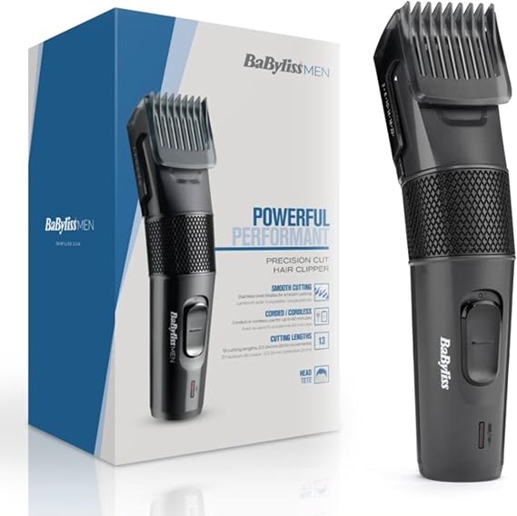 Babyliss Mens Battery-Powered Hair Trimmer