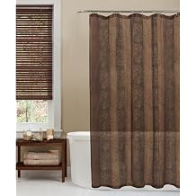 Maytex Oneyka Fabric Shower Curtain, Tan