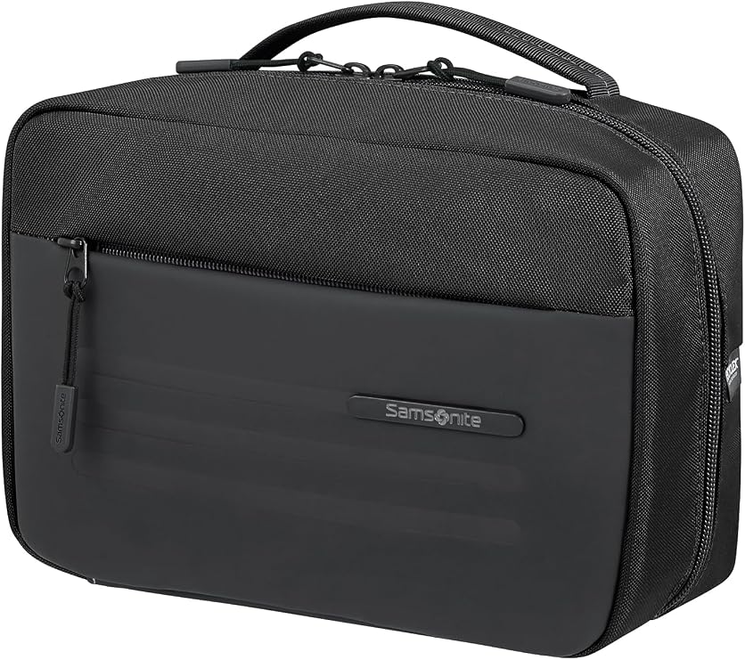 Samsonite Stackd Toilet Kit - Toiletry Bag, 24.3 cm, Black (Black)