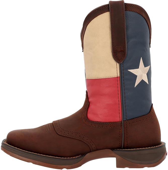 Durango Men's Patriotic Pull-On Texas Flag Western Boots