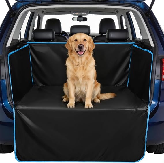 AUYAO Car Boot Protector Waterproof Boot Liner for Dogs Pet Car Seat Cover Durable Pet Trunk Mat Seat Liner Protector Cover Boot Blanket Protection Sheet for Car Estate Trucks SUV(180 * 105cm)