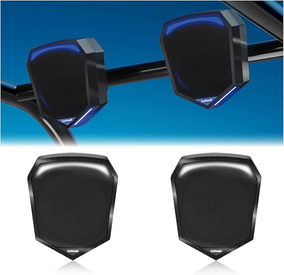 GoHawk UTV Speakers, 5.5 Inch Waterproof ATV Speaker for UTV