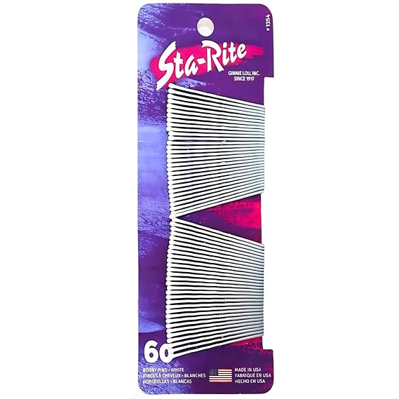 Sta-Rite White Bobby Pins - 60 count