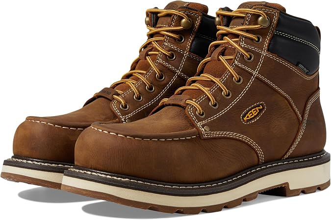 KEEN Utility Men's Cincinnati 6 Composite Toe Waterproof 90 Degree Heel Heavy Duty Work Boots